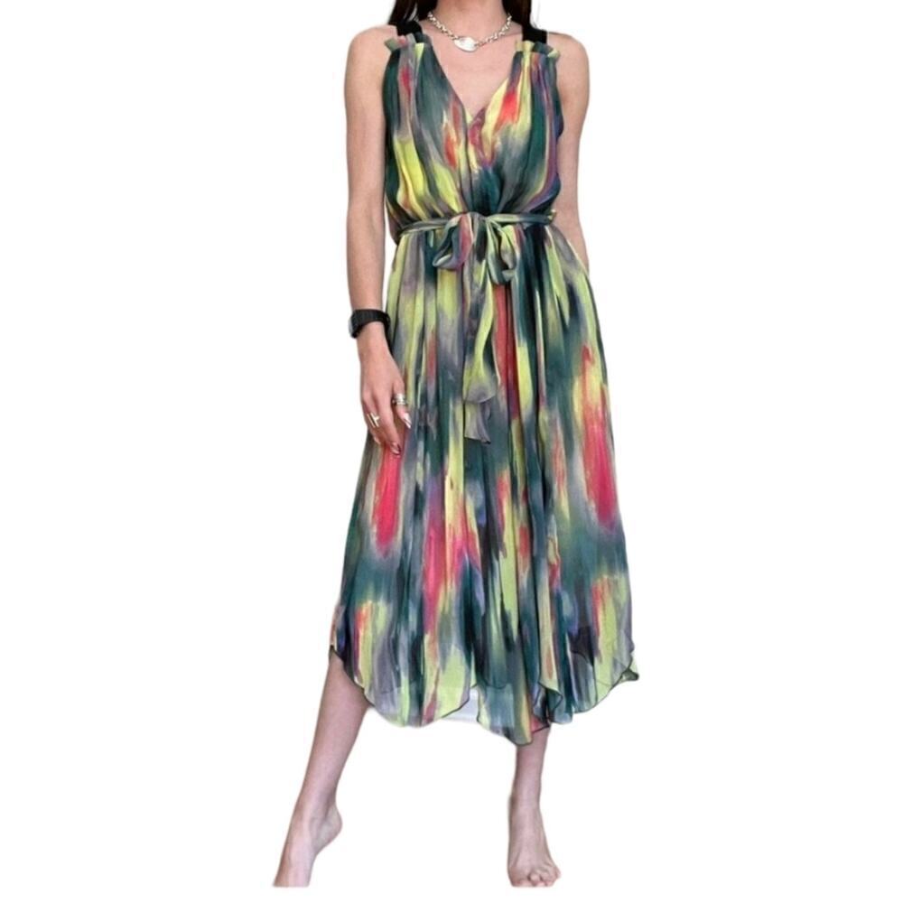 Simply Vera Wang Tie Dye Sleeveless Dress SIzE Small